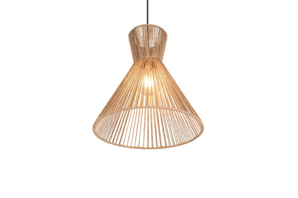 Japandi Pendelleuchte Rosalie Ø 35cm Trio 4017807637649