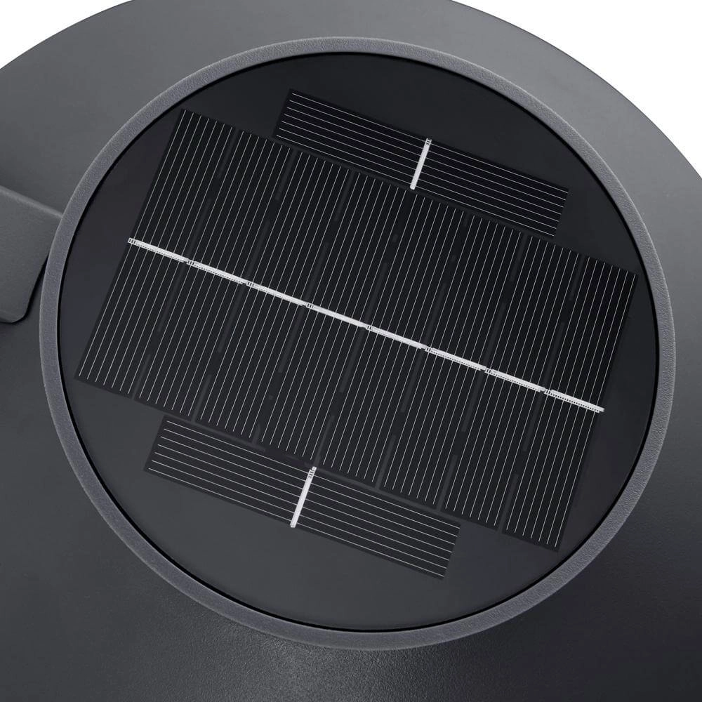 Solar-Wandleuchte Justina anthrazit Nordlux 5704924017551