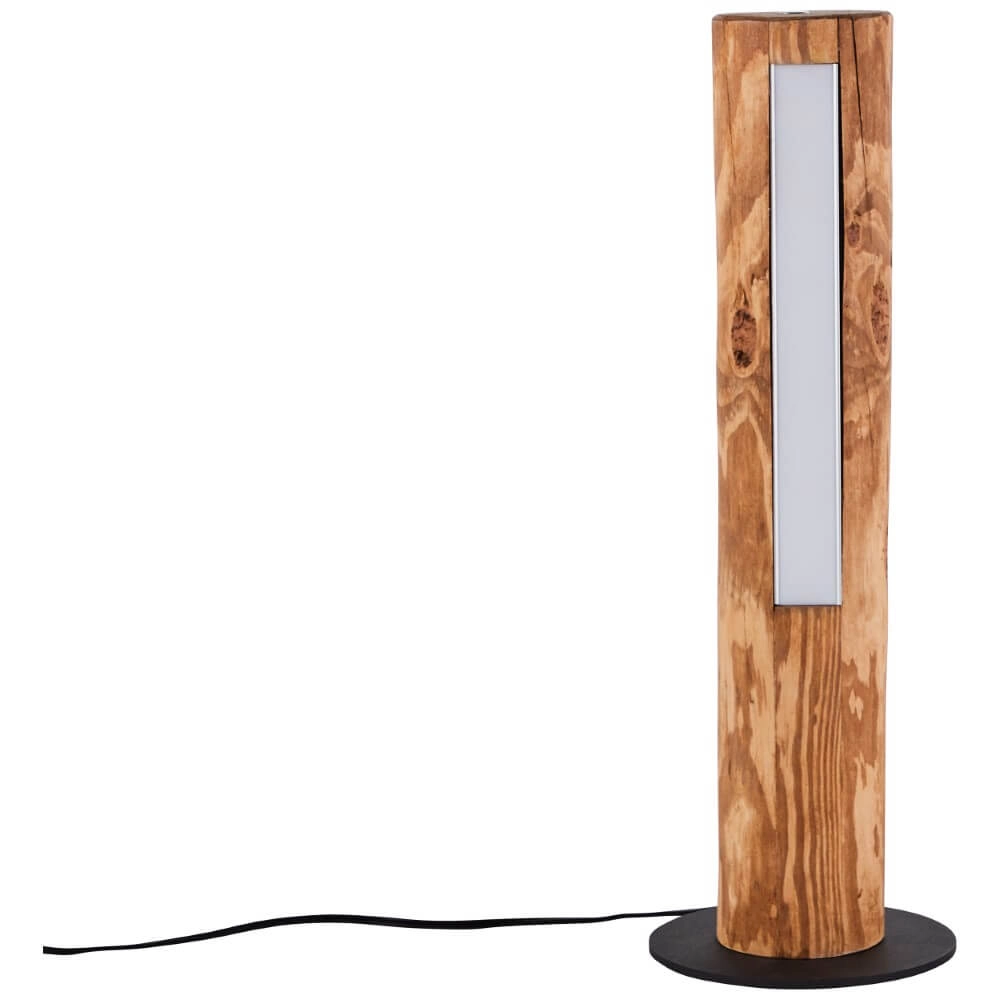 Tischlampe aus Holz Odun 46cm hoch Brilliant 4004353393532