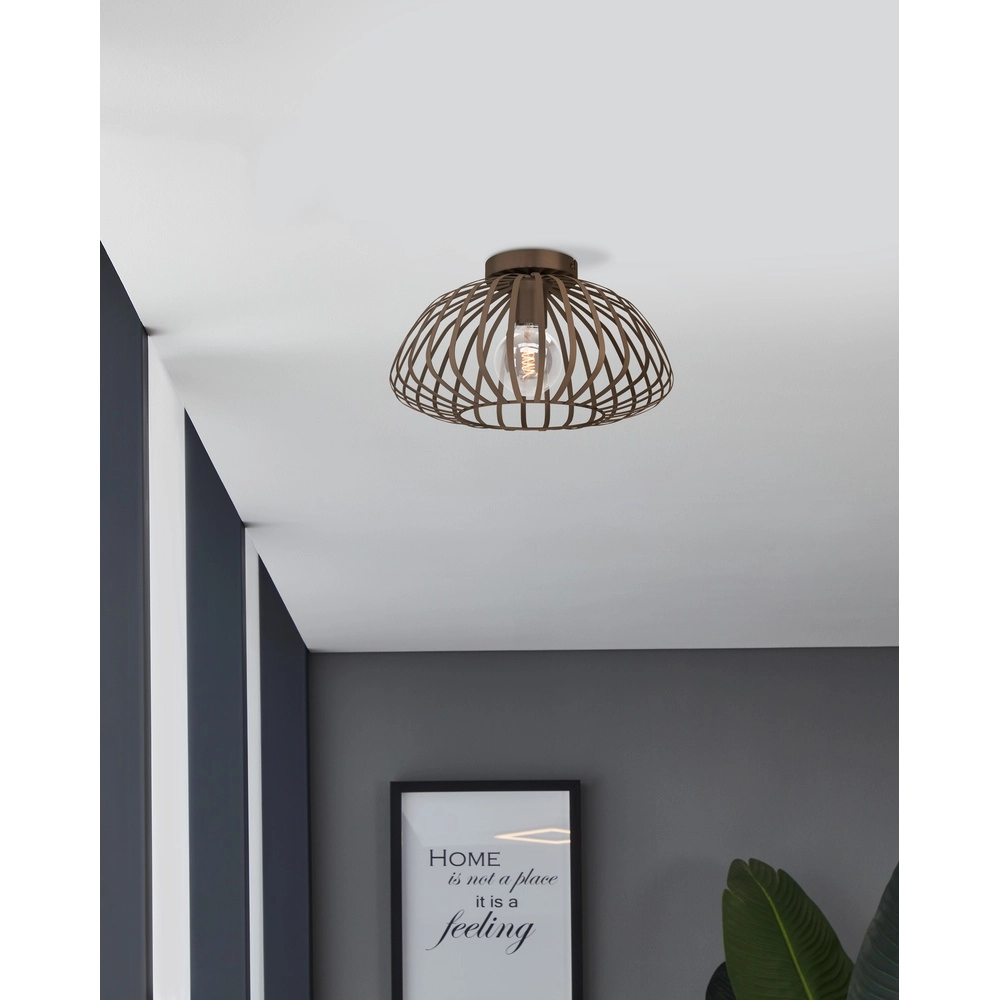 Bronzene Deckenlampe Espinal Ø 38,5 cm - 1x E27 Eglo 9008606312573