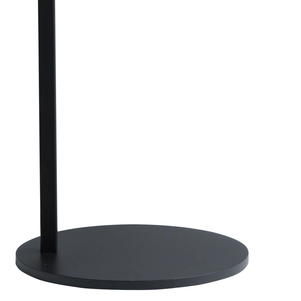 Schwarze Tischlampe Tube mit Goldbeschlag Masterlight 8718121188706