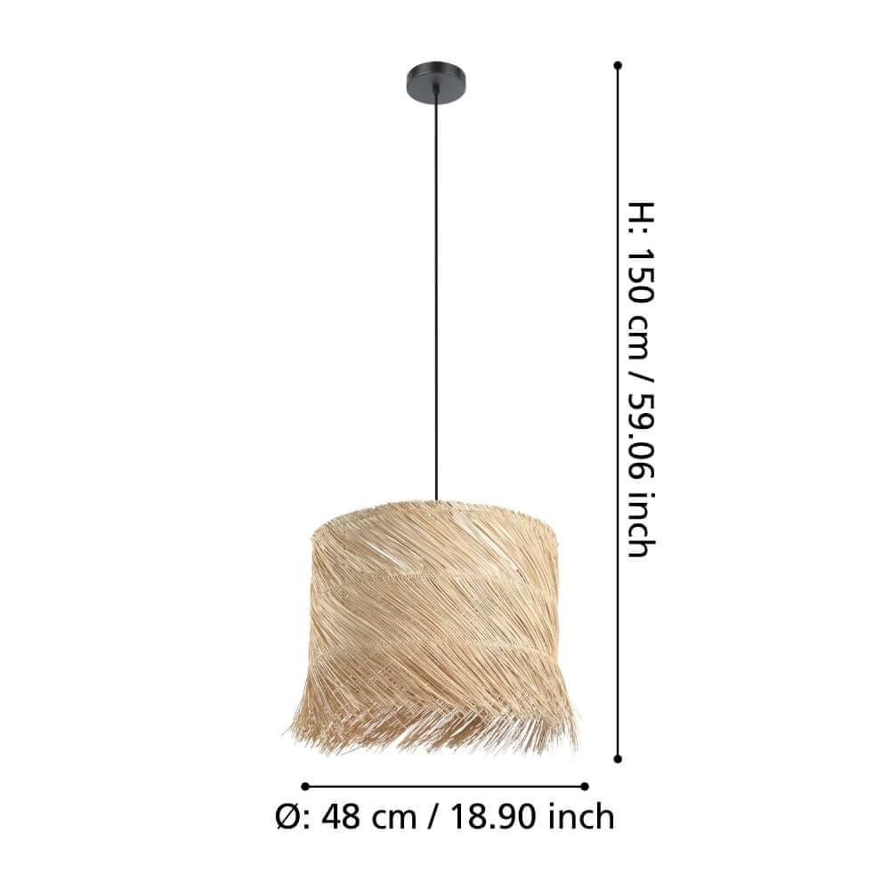 Skandinavische Hängelampe Paisano Ø 48cm Stars of Light 9008606243433