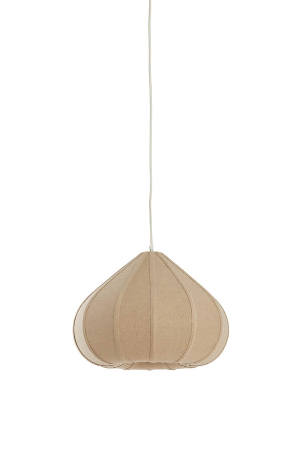 Cremefarbene Pendelleuchte Zubeda Ø 40cm Light & Living 8717807763701