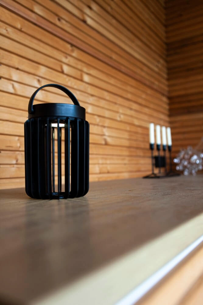 Solar table lamp Kozy black Lutec 6939412089133