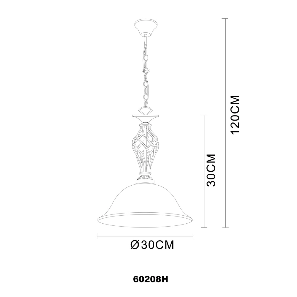Klassische Pendellampe Odin Single Globo 9007371300693