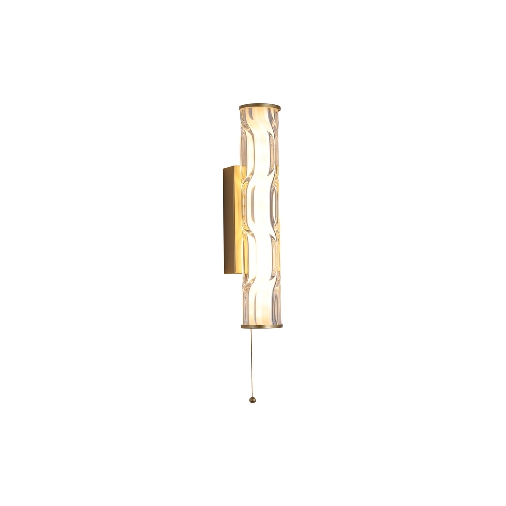Wandleuchte Vibrate gold 33cm