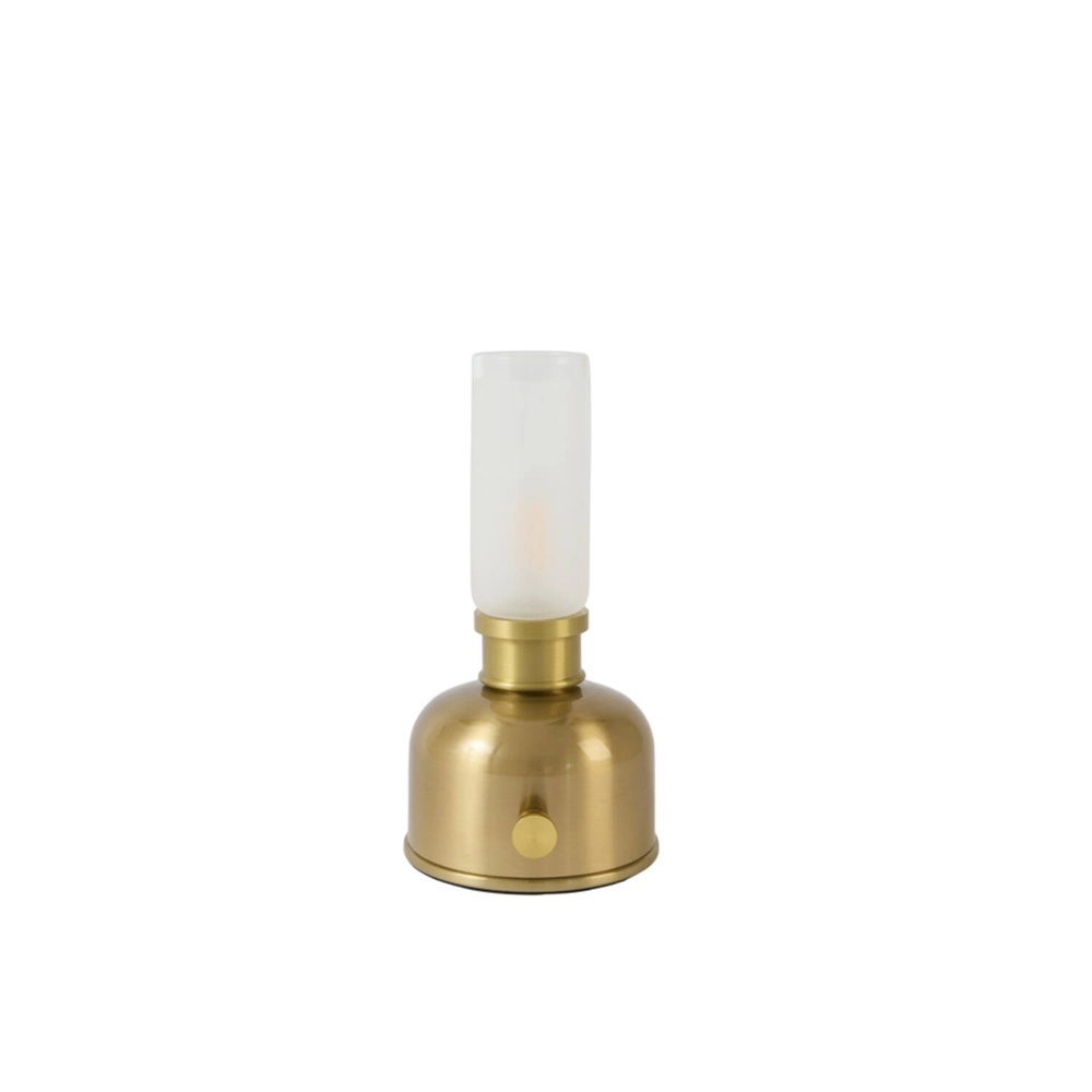 Tischlampe Nivy Gold auf Batterie