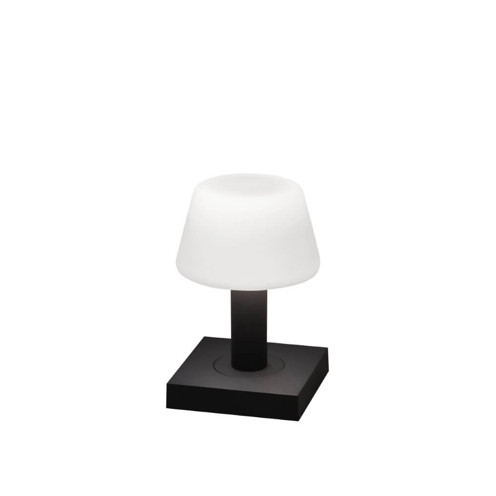 Wiederaufladbare Tischlampe Monaco Anthrazit
