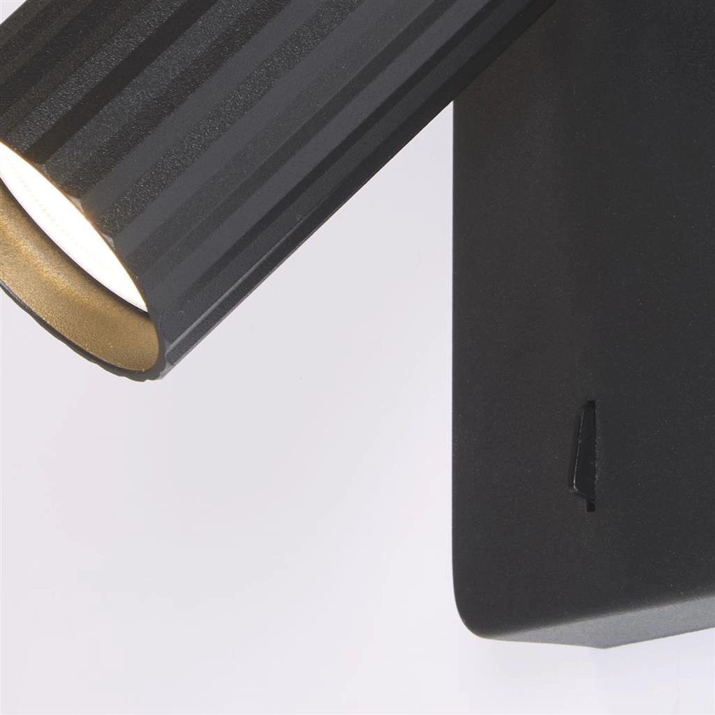 Nachttischlampe Anna Schwarz Lyora 5053423286938