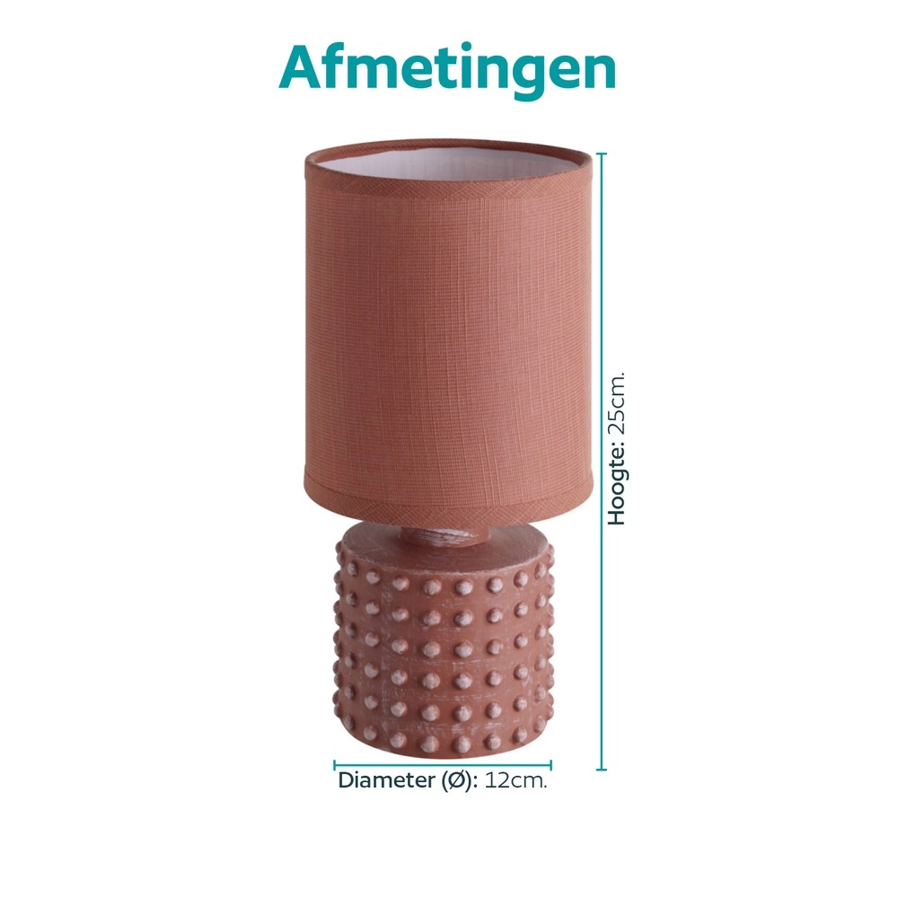Tischlampe Romanoro Orange