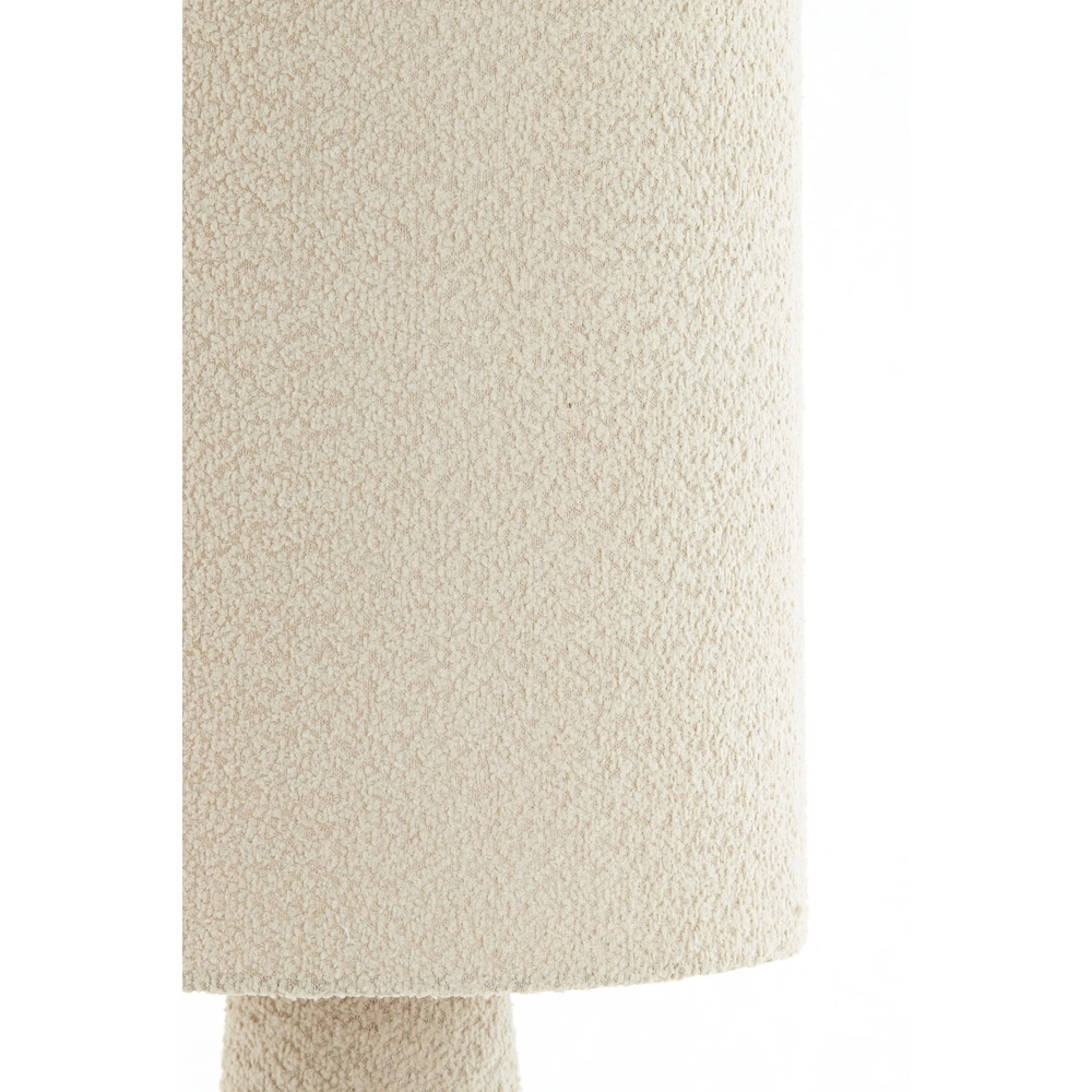 Stehlampe Micky Ø 38 cm – bouclé – Sand Light & Living 8717807761158