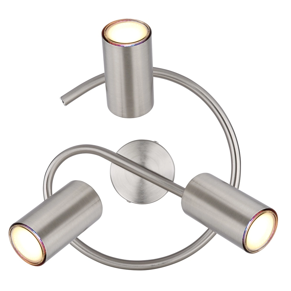 3-Licht Deckenlampe Allvi Nickel Globo 9007371445776