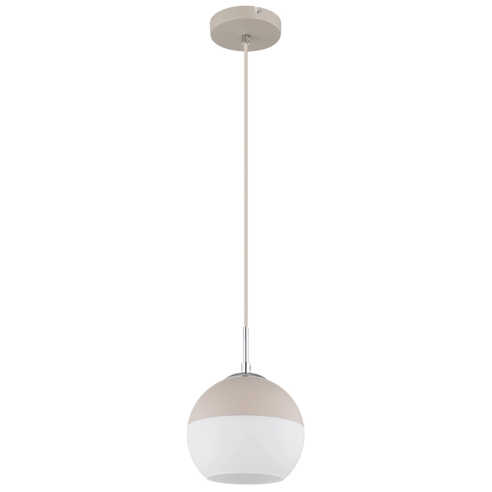 Pendelleuchte Ragusa sandbraun Ø 20cm Globo 9007371569786