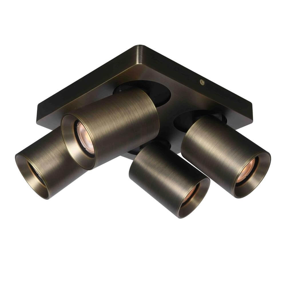 Deckenlampe Megano 4-flammig Antikbronze