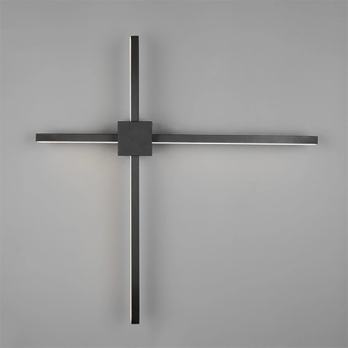 Moderne Wandlampe Cassino Schwarz 67,5 cm Trio 4017807683202