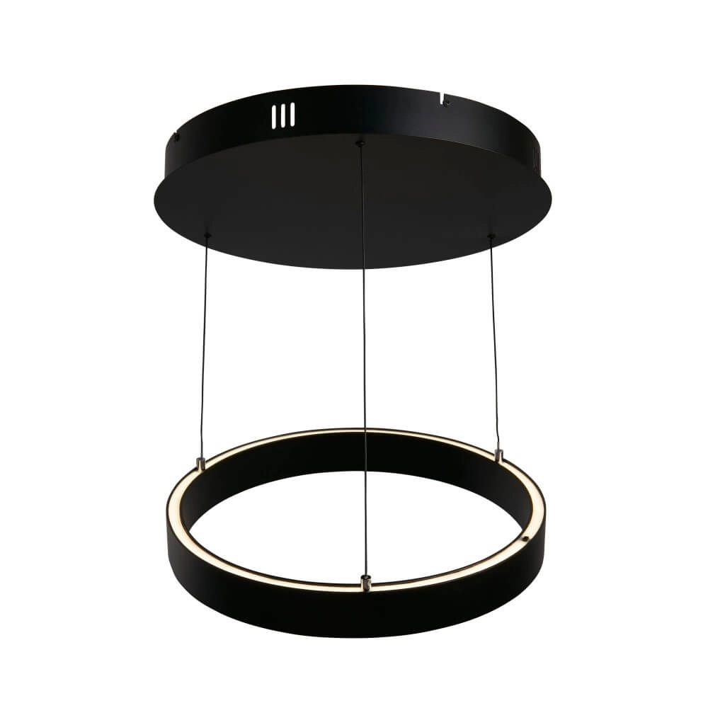 Runde Hängelampe Layla schwarz Ø 44cm Searchlight 5053423255712