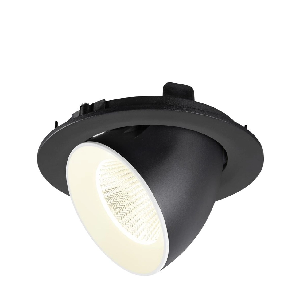 Einbau-Strahler Numinos Gimble L Schwarz/Weiß 4000K - 40gr SLV 4024163310116