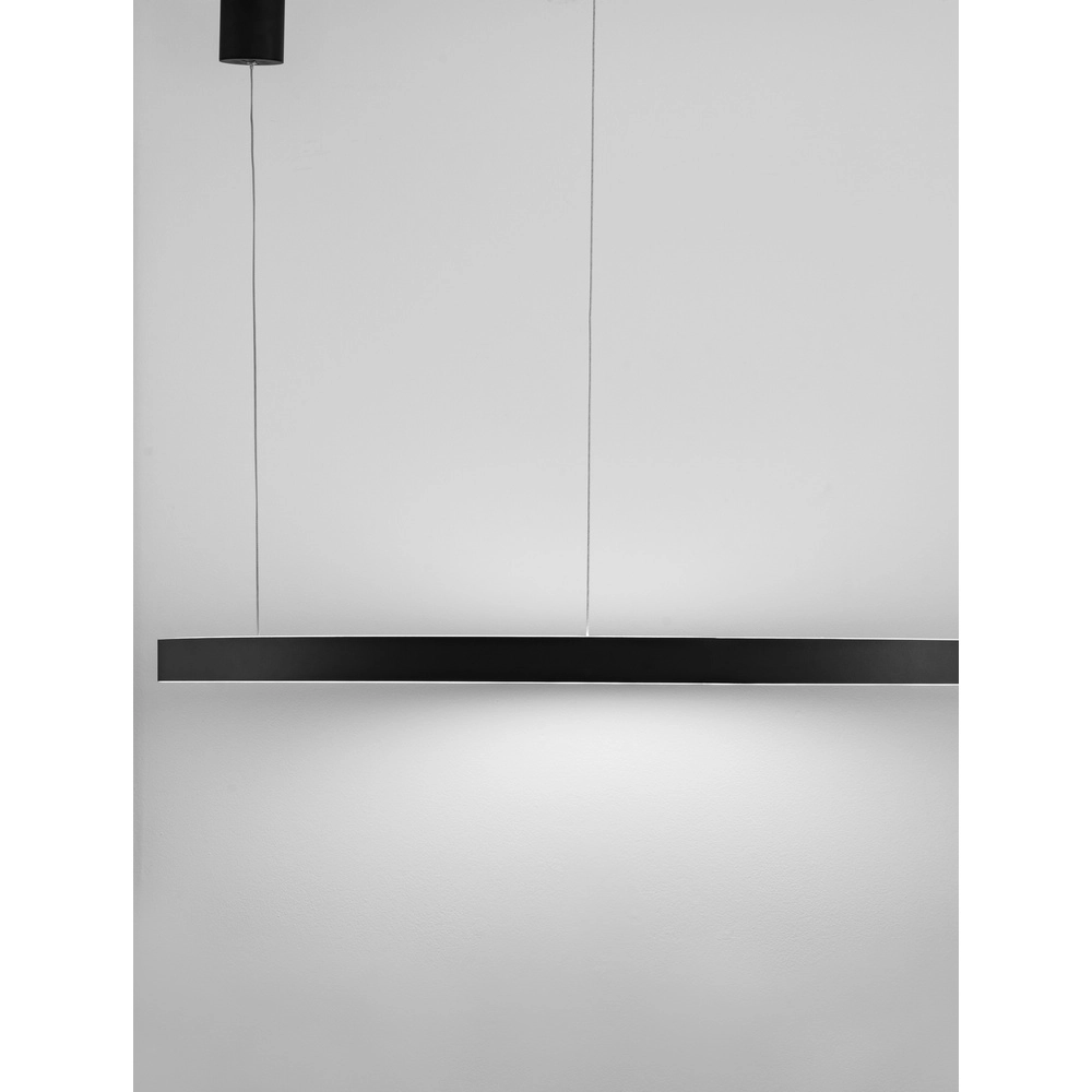 Schwarze Pendelleuchte Elowen Ausführung Ø 98cm Lyora 5212017439130