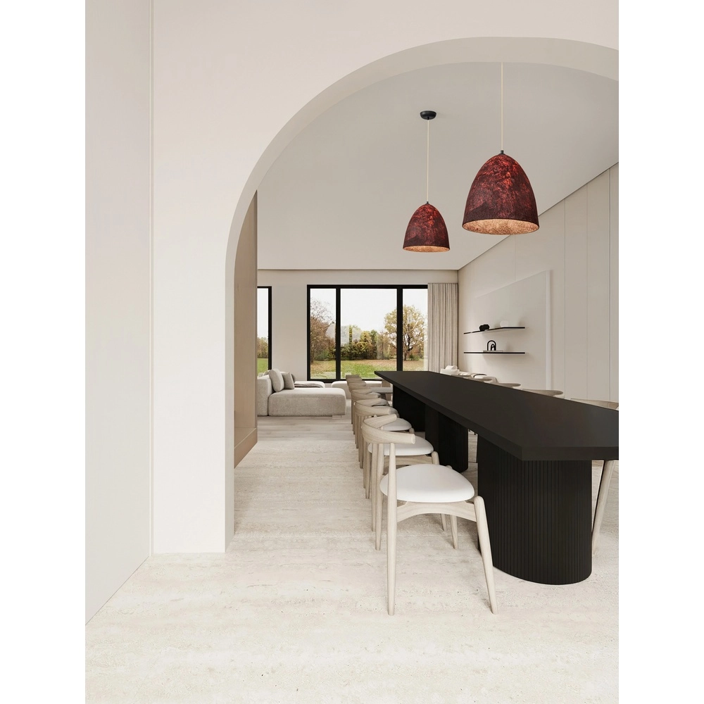 Pendelleuchte Solis rot Ø 36cm Lyora 5212017477842