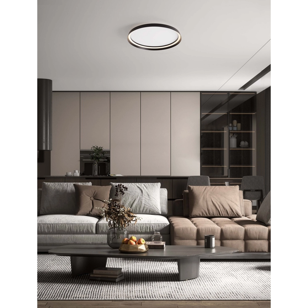 Design-Deckenleuchte Ormi Ø 60cm schwarz Lyora 5212017463135