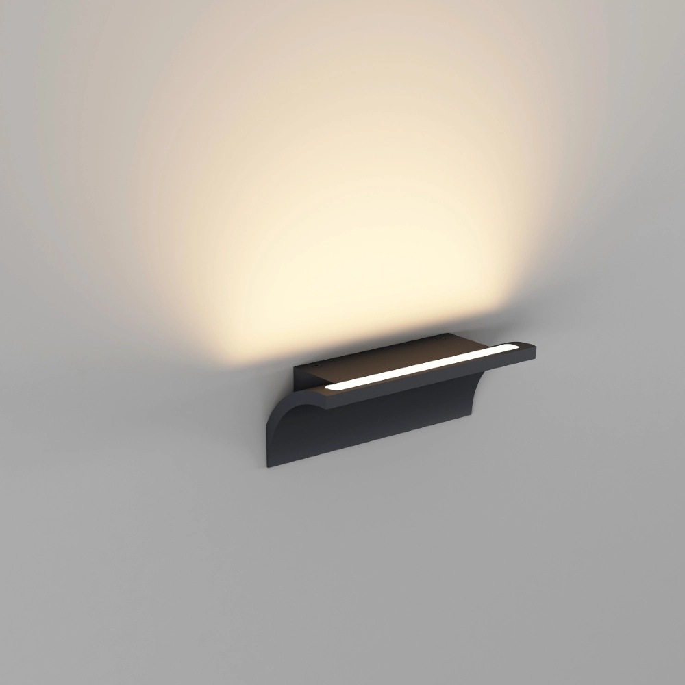 Indirekte Wandlampe Malibu Auf-runter – schwarz Artdelight 8720701104129