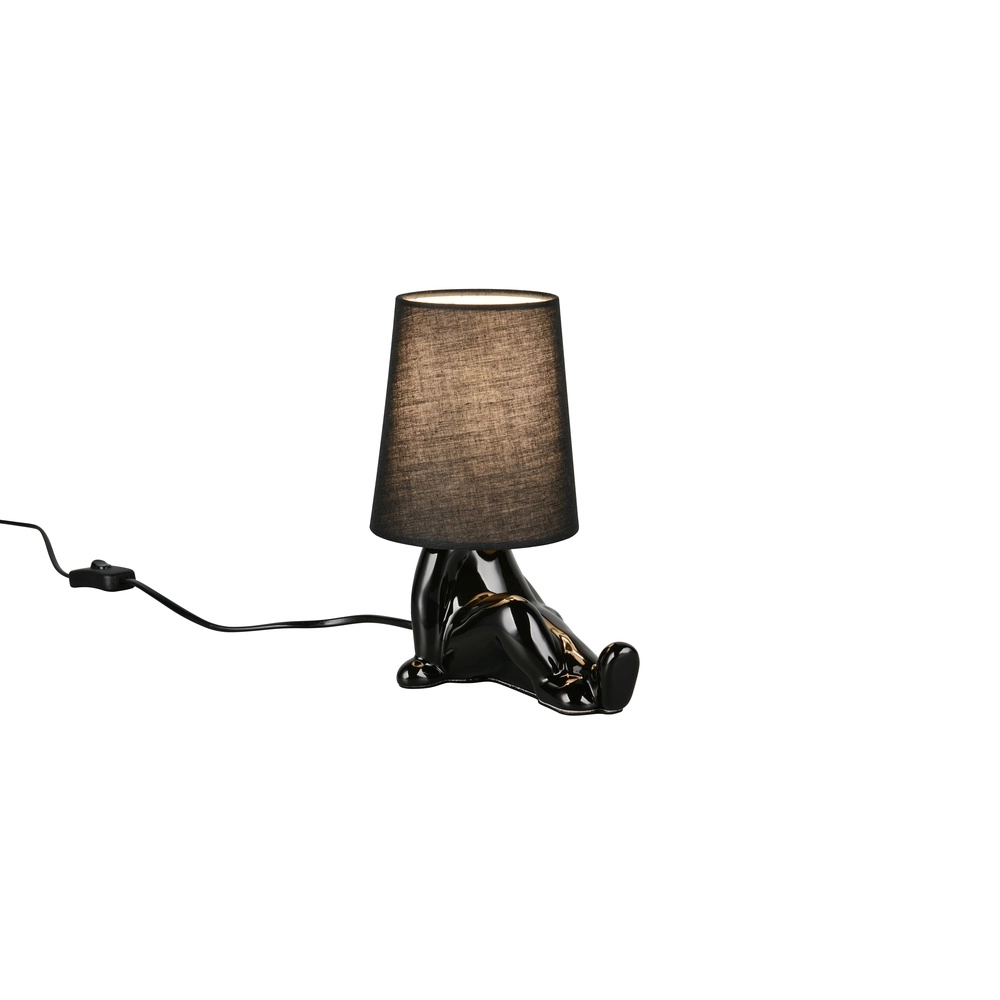 Tischlampe Huma Schwarz Trio 4017807682533
