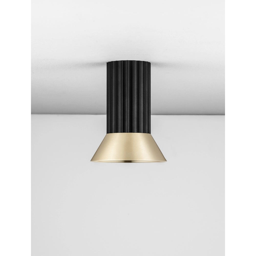 Deckenstrahler Luvia schwarz mit gold Lyora 5212017475497
