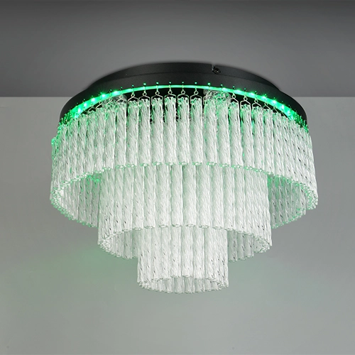 Design-Deckenlampe Vono Schwarz Trio 4017807682236