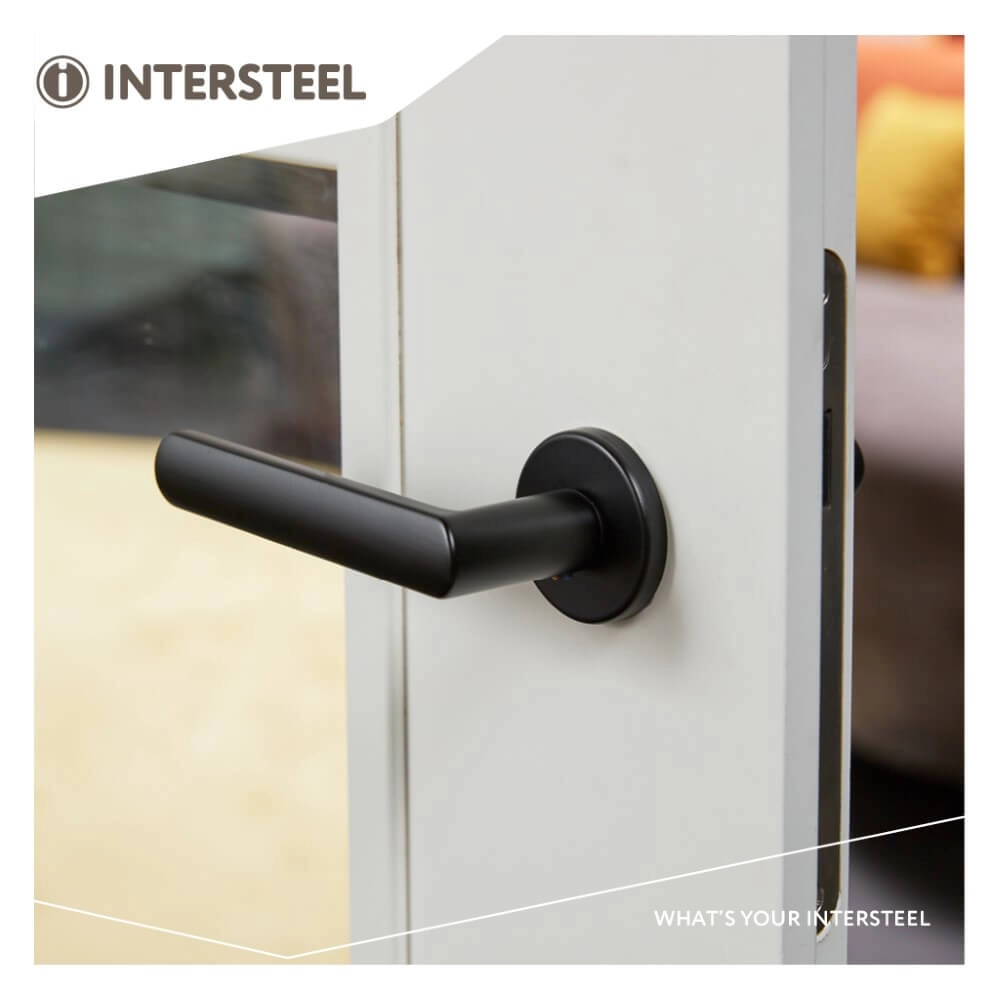 Moderner Türgriff Sora schwarz Intersteel 8714186550878