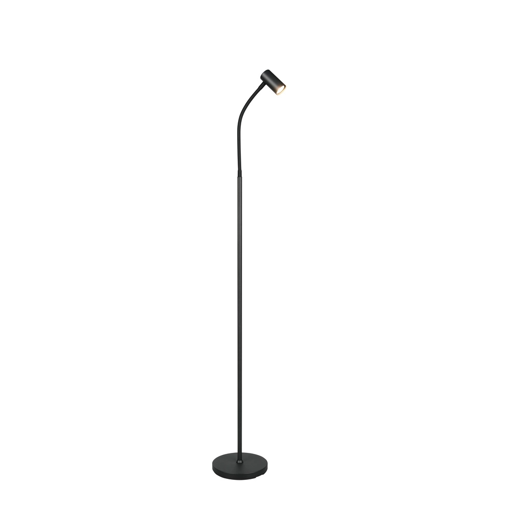 Design-Stehlampe Taryn Schwarz Trio 4017807685756