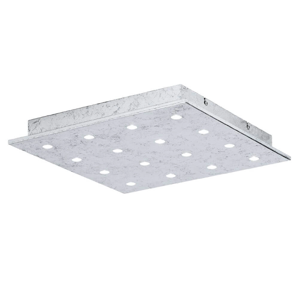 Designer-Deckenleuchte Vezeno 1 Silber 37cm