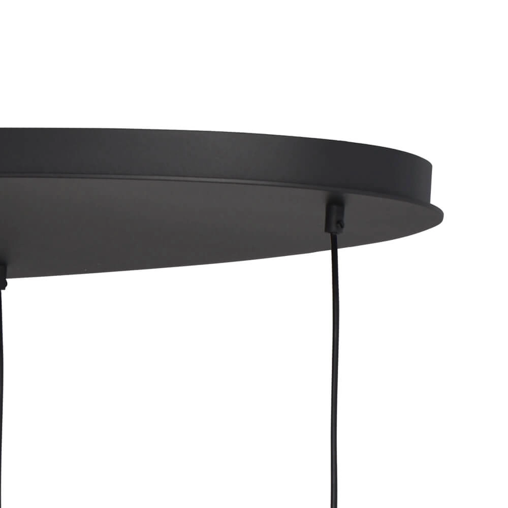 Hängelampe Lava Oval 6x Rauchglas Ø 24cm Masterlight 8718121290171