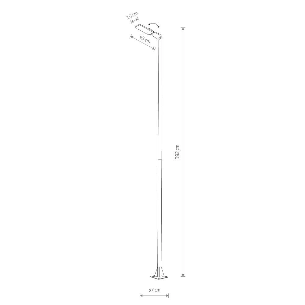 Stehender Scheinwerfer Pathway 4000K Lyora 5903139106337