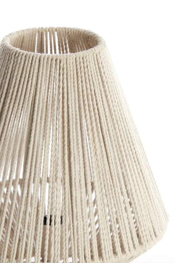 Tischleuchte japandi Felida Ø 28cm creme Light & Living 8717807711900