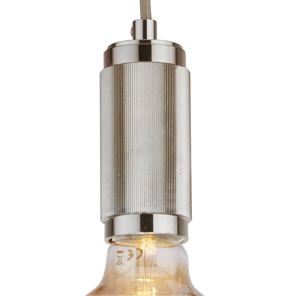1-flammige Hängelampe Suspension Silber Searchlight 5053423243719