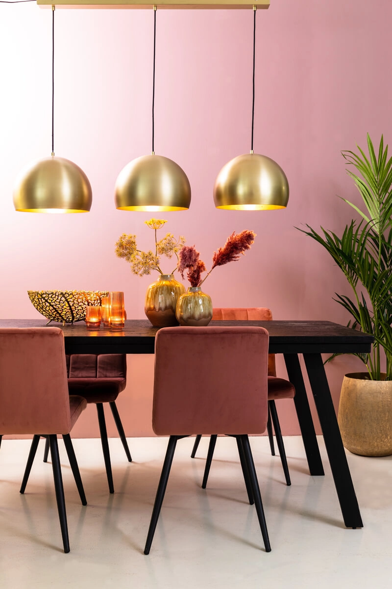 3-flammige Pendelleuchte Jaicey Gold Light & Living 8717807231088