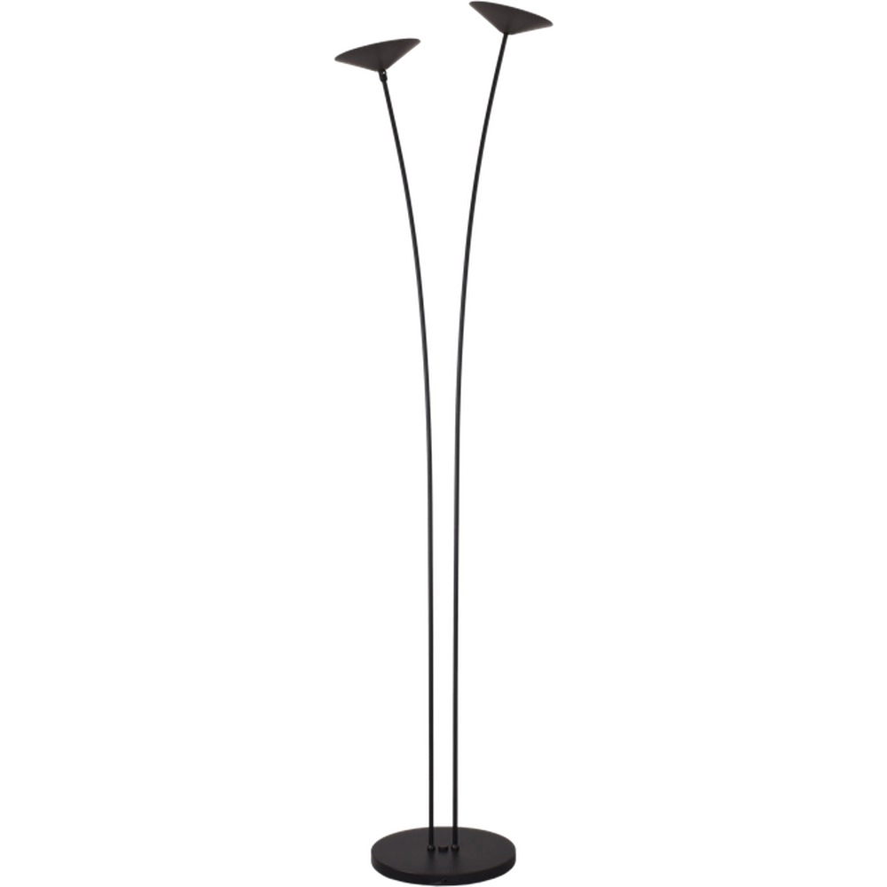 2-Licht Stehlampe Ceppo Schwarz