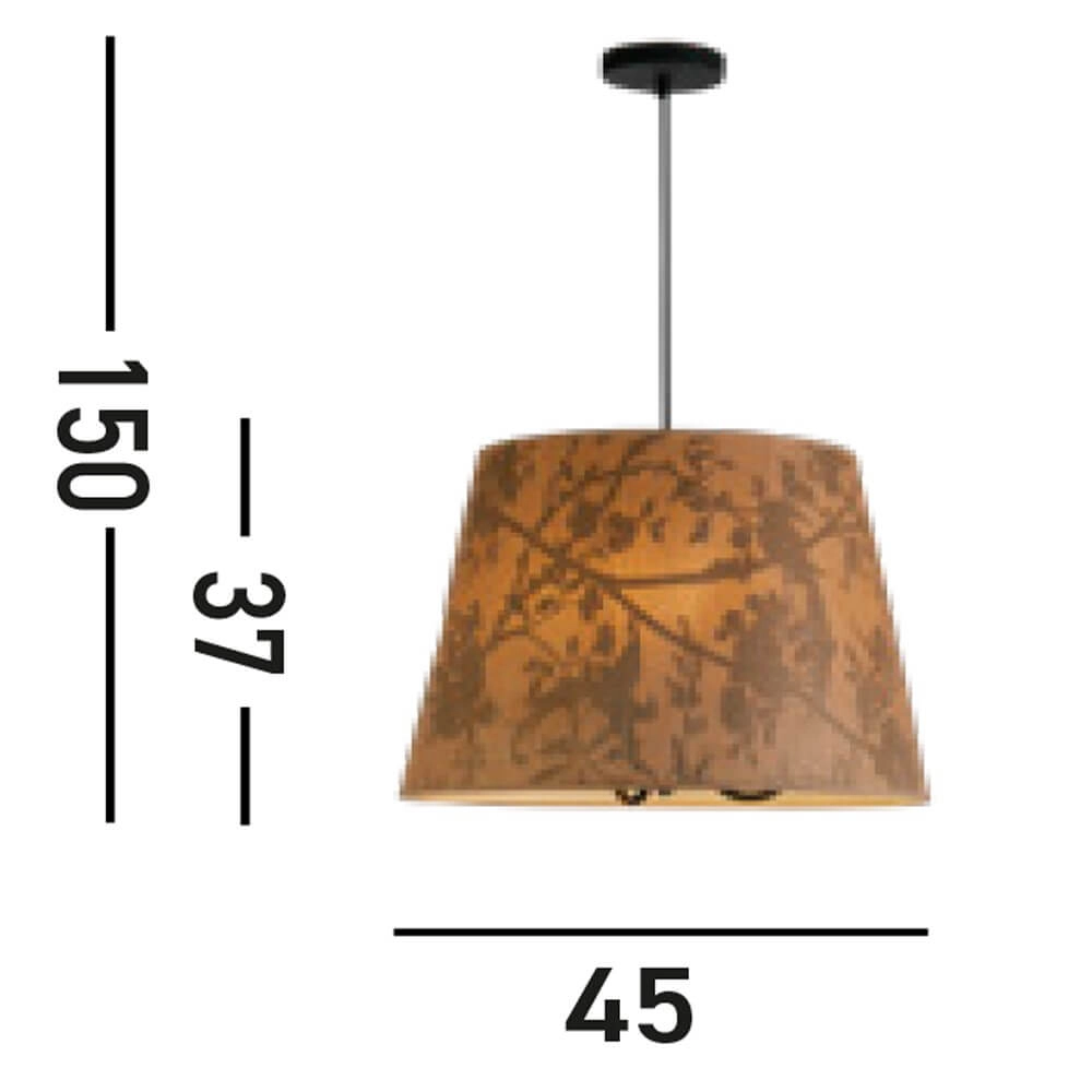 Country Pendelleuchte Isla Ø 45cm Searchlight 5053423273389