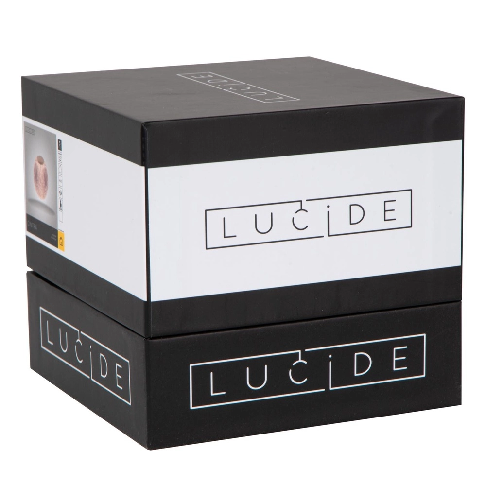 Goldene Tischlampe Cintra wiederaufladbare Ø 11cm - 3000K Lucide 5411212134363