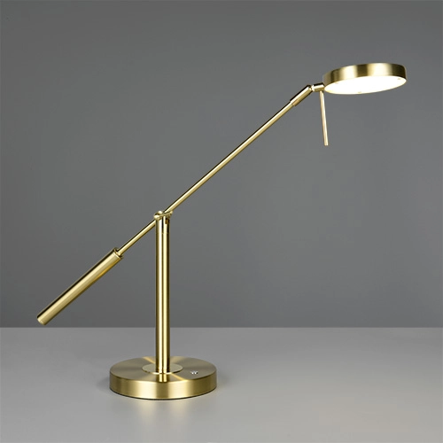 Schreibtischlampe Monza Messing Trio 4017807693294