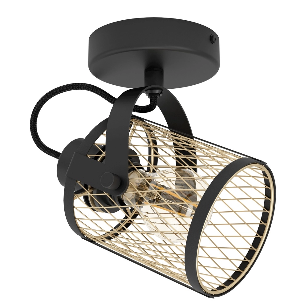 Wandlicht Dellow schwarz - E27 - kippbar Eglo 9002759435318