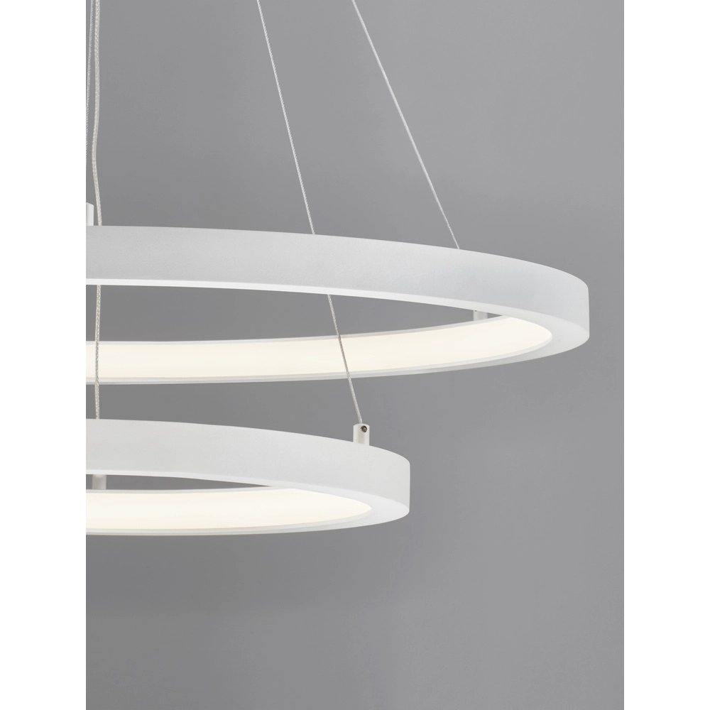 Weiße Pendelleuchte Empatia Design doppelt Lyora 5212017442697