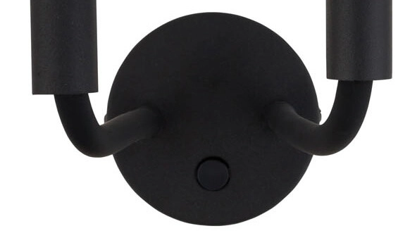 Schwarze Wandlampe Stalactite 2-flammig Lyora 5903139835398