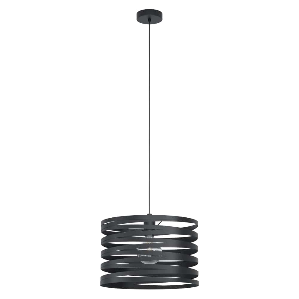 Schwarze Pendelleuchte Cremella Ø 37cm Eglo 9002759993450