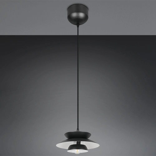 Pendellampendesign Amarila schwarz Ø 25 cm Trio 4017807682762