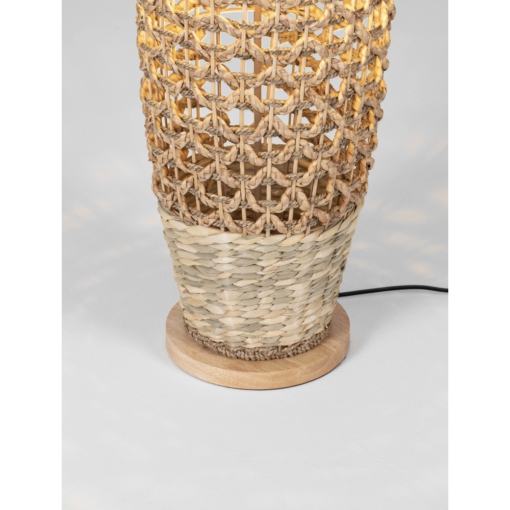 Stehlampe Anada braun Ø 33cm Lyora 5212017477484