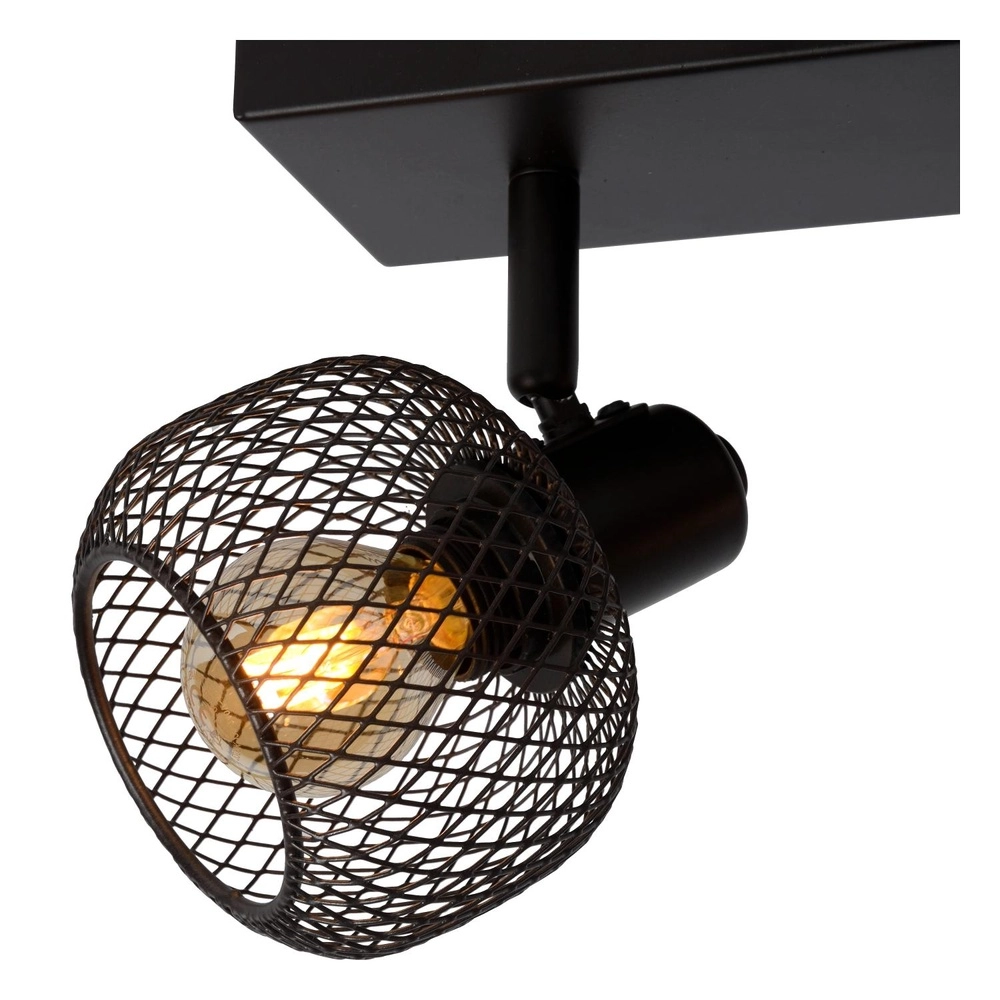 Deckenlicht Maren 2-Licht Schwarz Lucide 5411212771094
