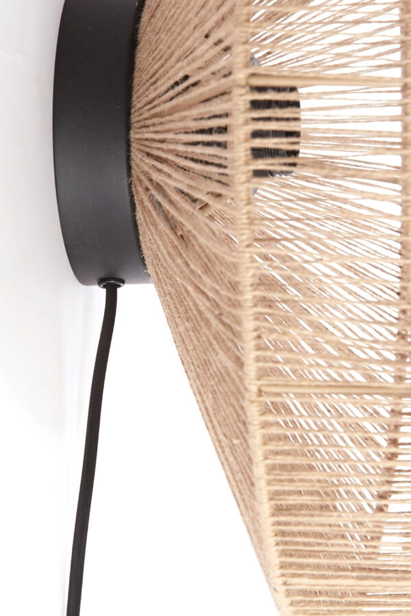Rattan-Wandleuchte Lyra Ø 43cm Light & Living 8717807681197