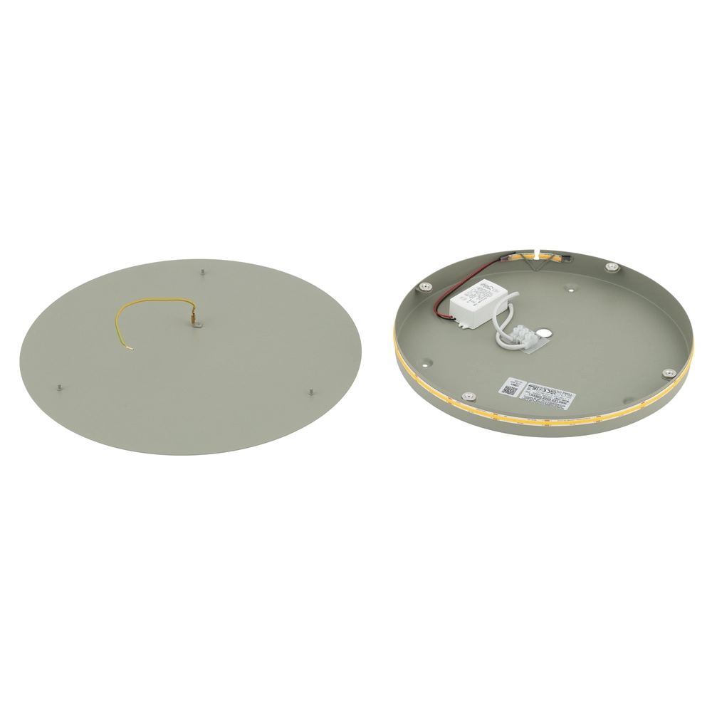 Design-Wandlampe Ring salbeigrün Ø 35 cm Lyora 5903139126618