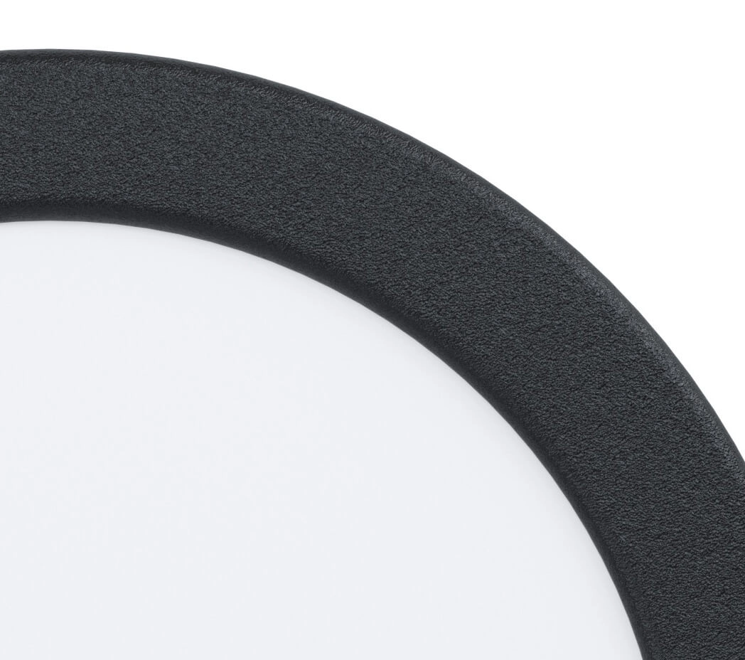LED Einbauspot Fueva 5 IP44 - Ø 16,6 cm schwarz Eglo 9002759992149
